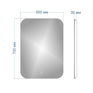 Зеркало Maretti Florenza FL145070P25EL 50x70 см